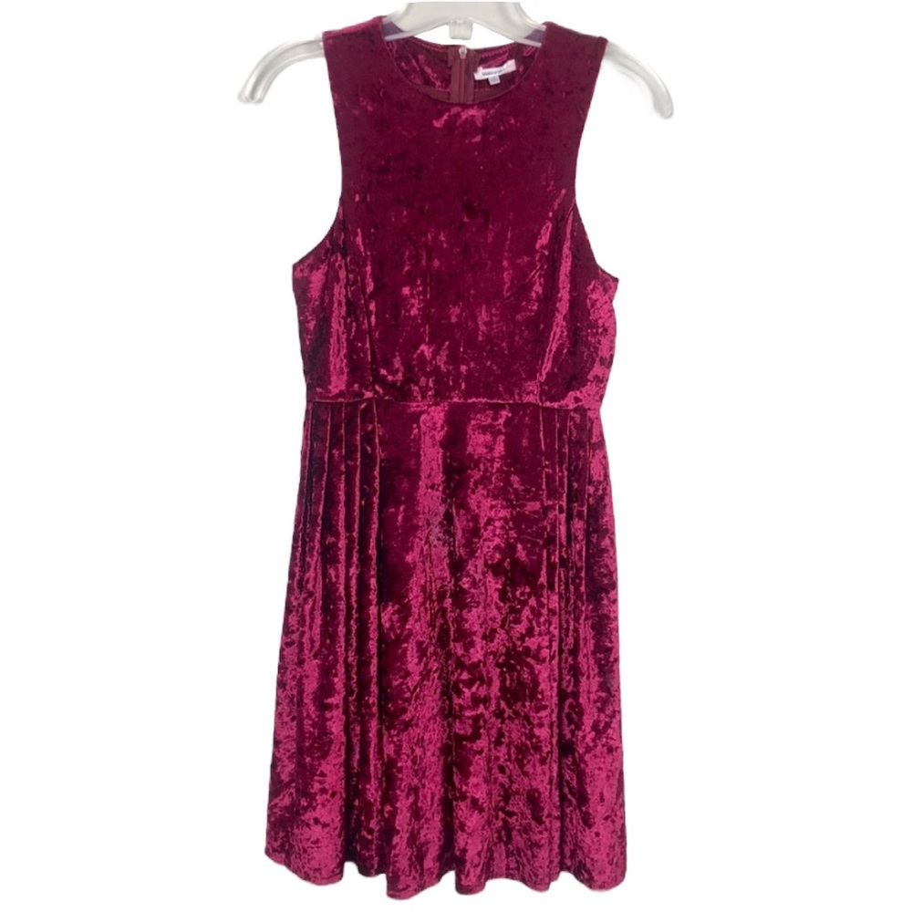 Valley Girl Burgundy Dress